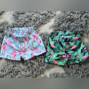 Rugged Butts - two swim shorts and shirt - 3-6M